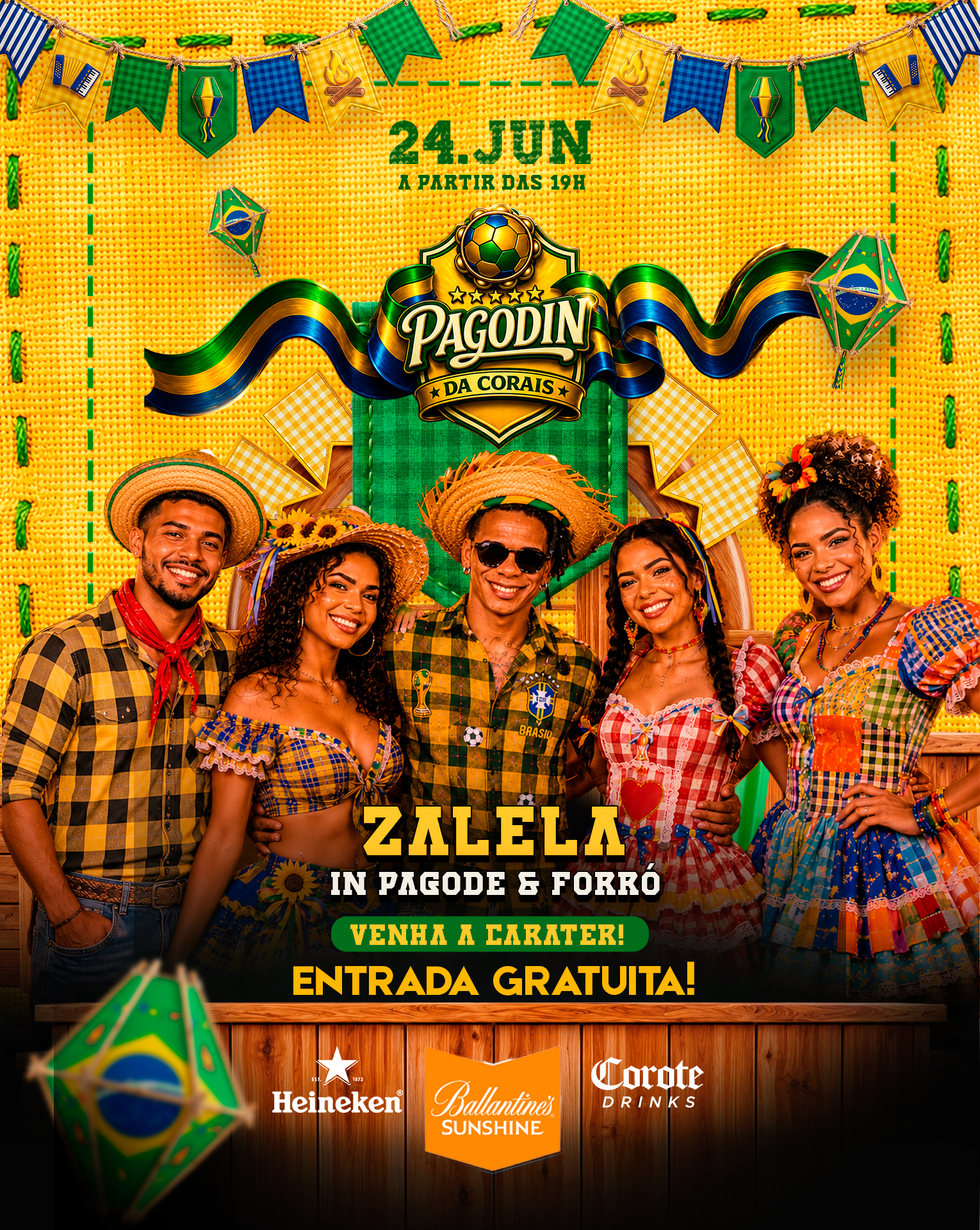 Pagodin da Corais - Copa do Mundo 24 de Junho
